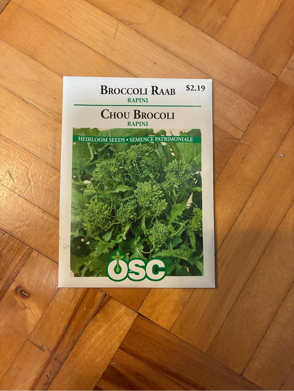 Broccoli, beets & spaghetti squash seeds